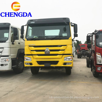 Corps Sinotruck utilisé 6 * 4 Camions de tracteur Howo à vendre
